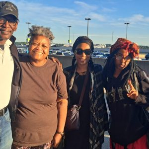 Simon Branch's group arrives at airport. They boarded the flight in Atlanta, flew 15 hours to Johannesburg, the largest city in South Africa, and then traveled another 1.5 hours to Durban, the third most populous city in the country.